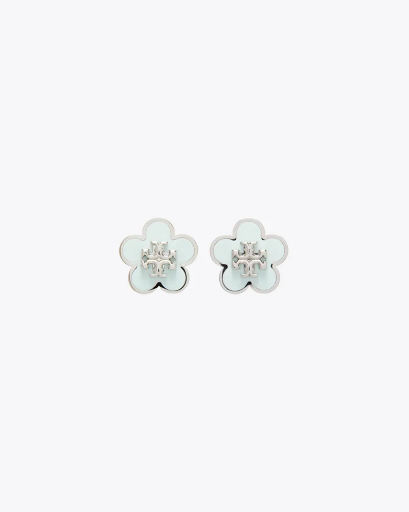 Tory Burch Damen Forget Me Not Emaille-Ohrstecker Tory