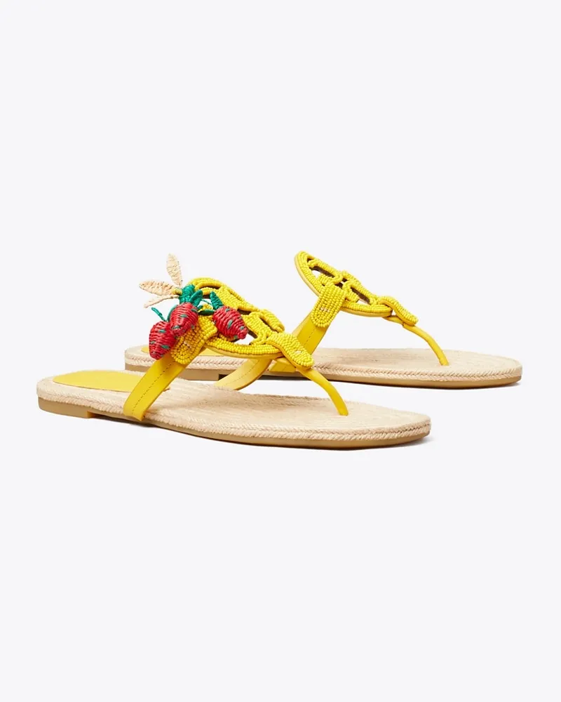 Tory Burch Miller Espadrille mit Perlen Polline