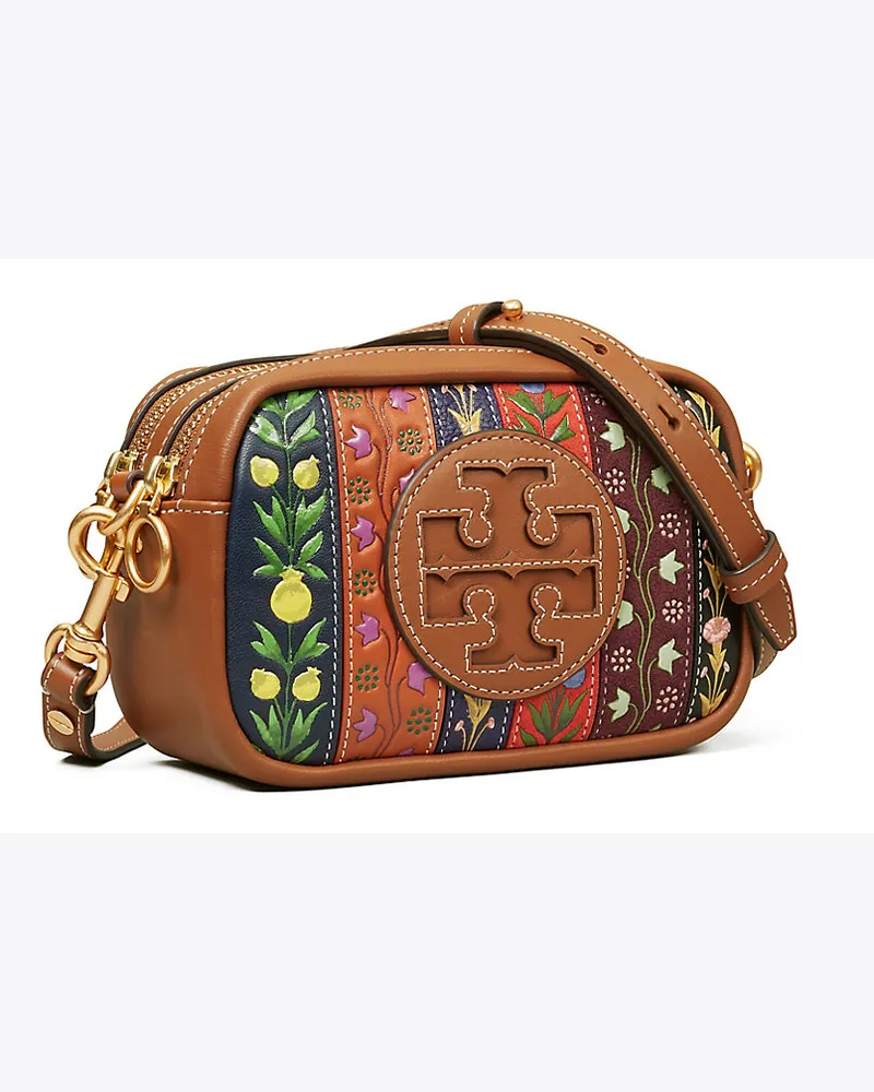 Tory Burch Perry Bombé Mini Bag Mit Band Und Patchwork 