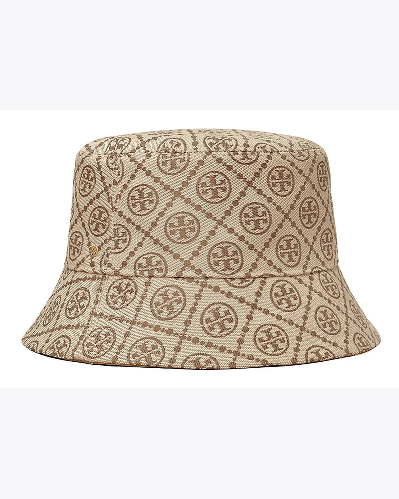 Tory Burch Fischerhut Aus Jacquard Mit Kurzer Krempe Und T-Monogramm Hazel
