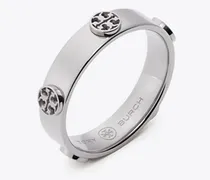 Damen Icon Nietenring in Silber