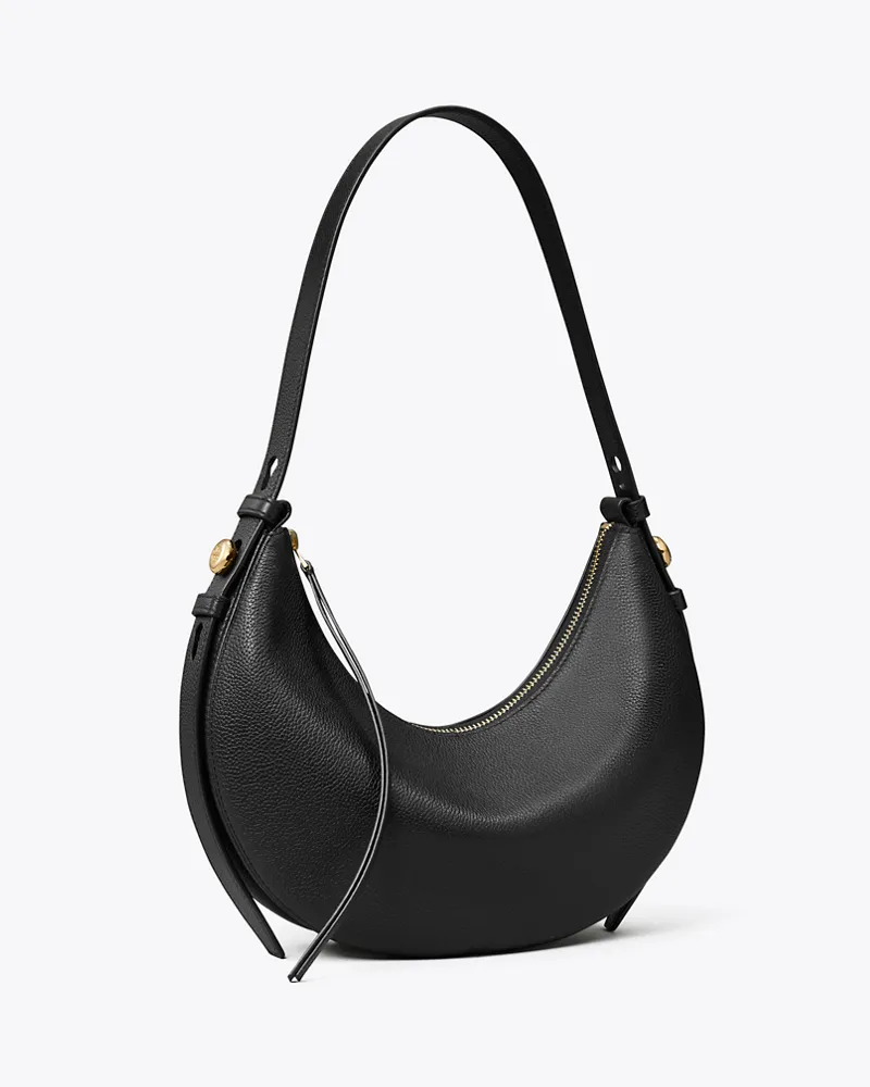 Tory Burch Damen Romy Half Moon Tasche Black