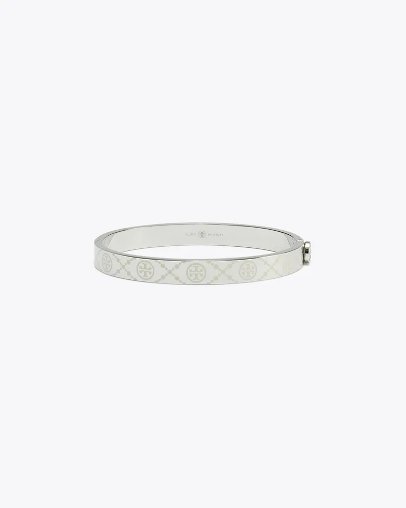 Tory Burch Damen Scharnierarmreif mit T-Monogramm Tory