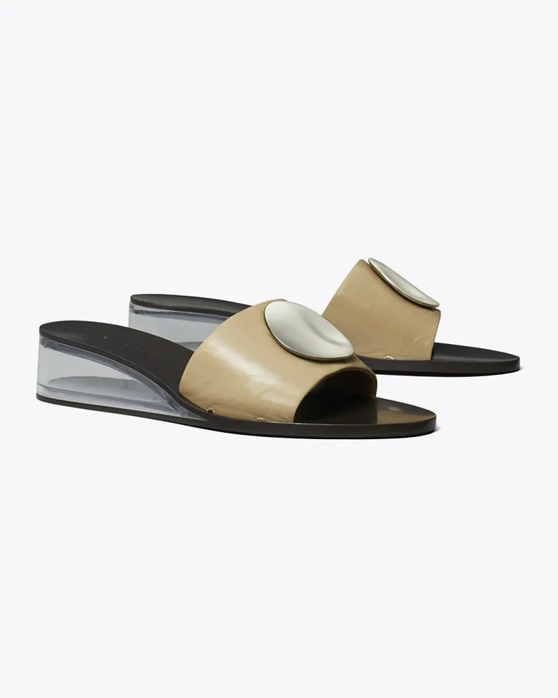 Tory Burch Damen Patos Slide mit Keilabsatz Chateau