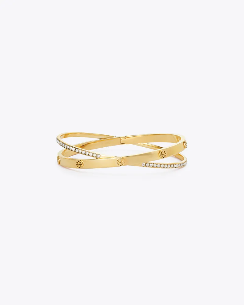 Tory Burch Icon Doppelarmreif mit Pavé Tory