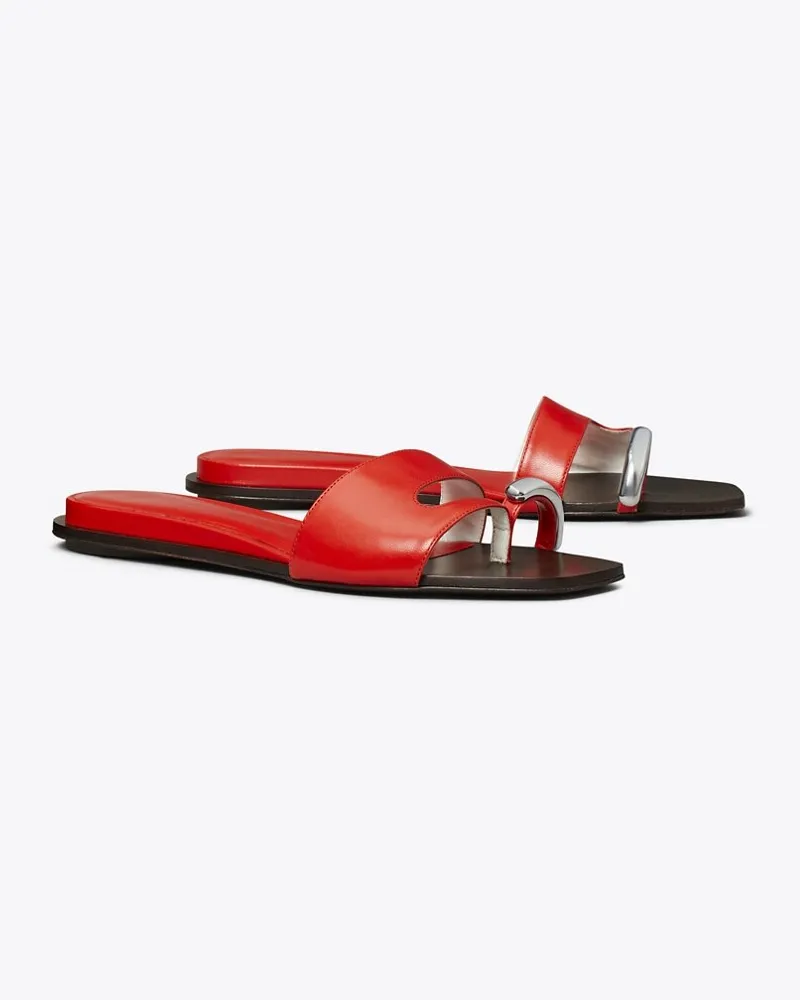 Tory Burch Damen Slide mit Piercing-Detail Blazing