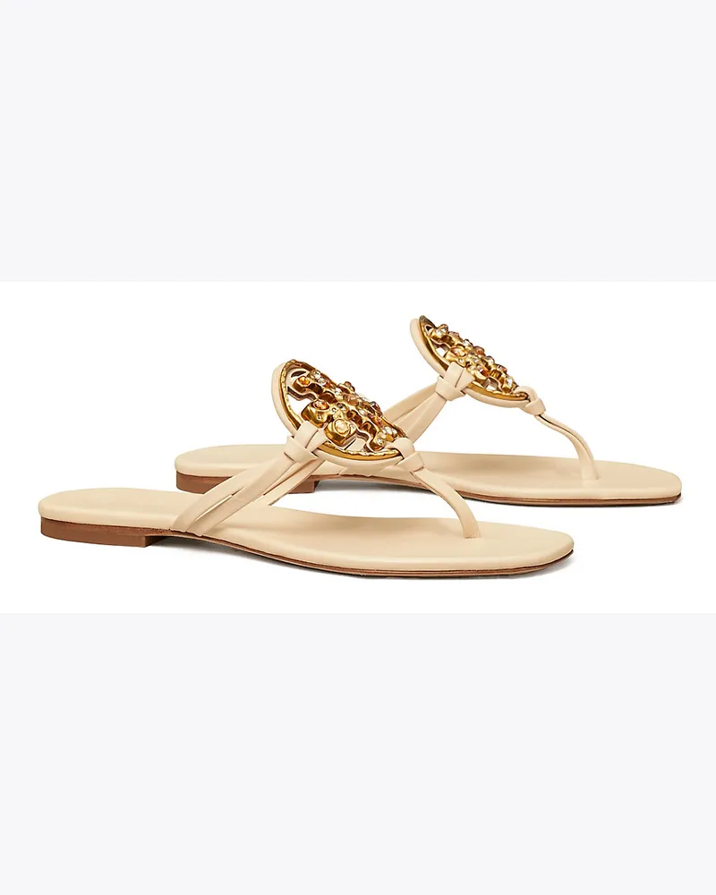 Tory Burch Schmuckvolle Miller Sandale Brie