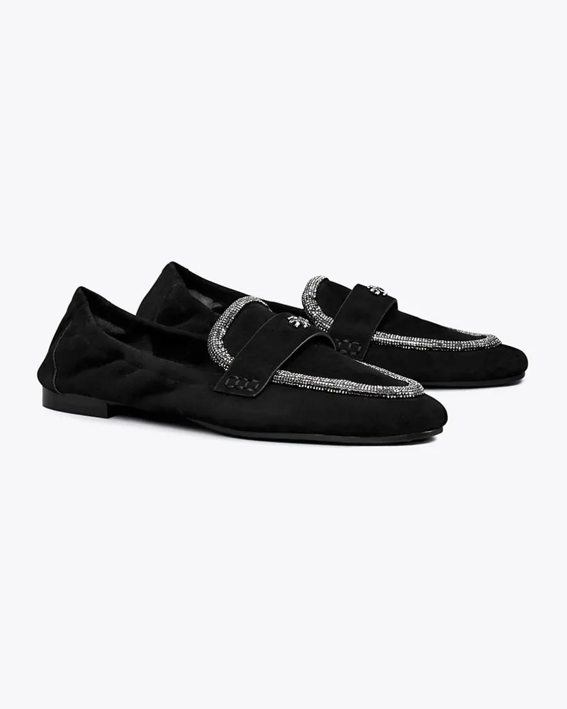 Tory Burch Damen Ballerina-Loafer aus Wildleder Perfect