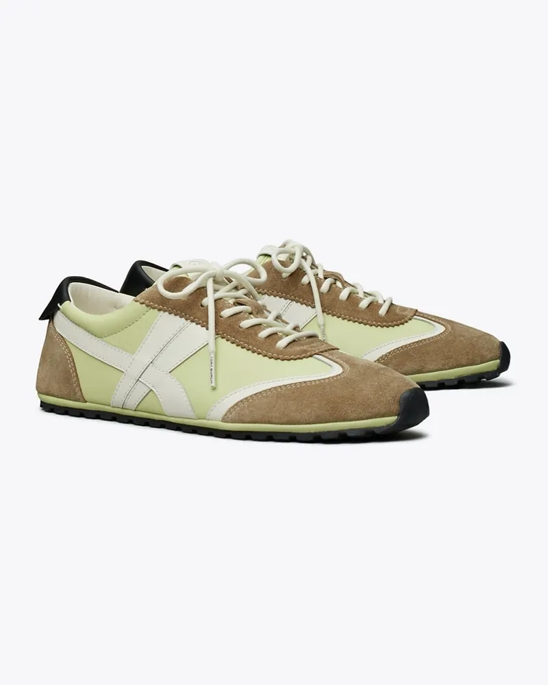 Tory Burch Damen Hank Field Sneaker Green