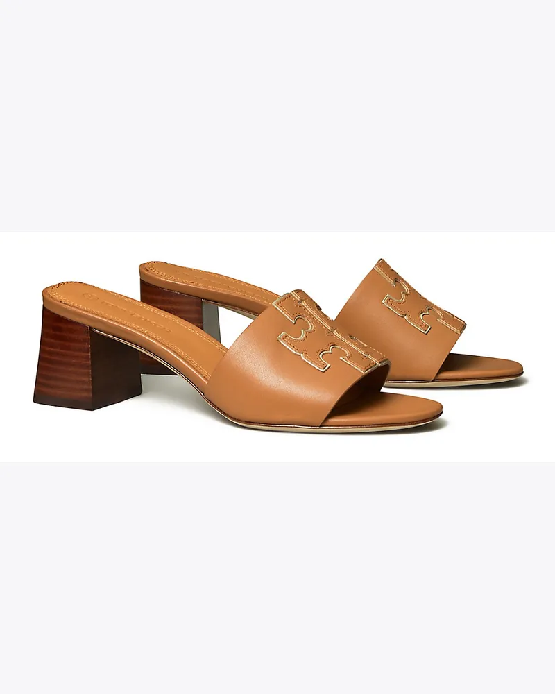 Tory Burch Ines Slide Mit Halbhohem Absatz Tan