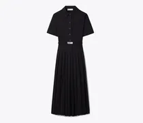 Damen Popeline-Hemdkleid mit Falten