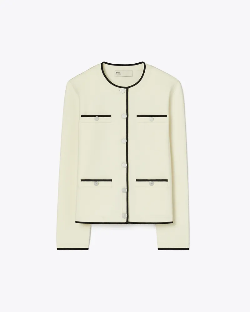Tory Burch Damen Kendra Cardigan aus Wolle New