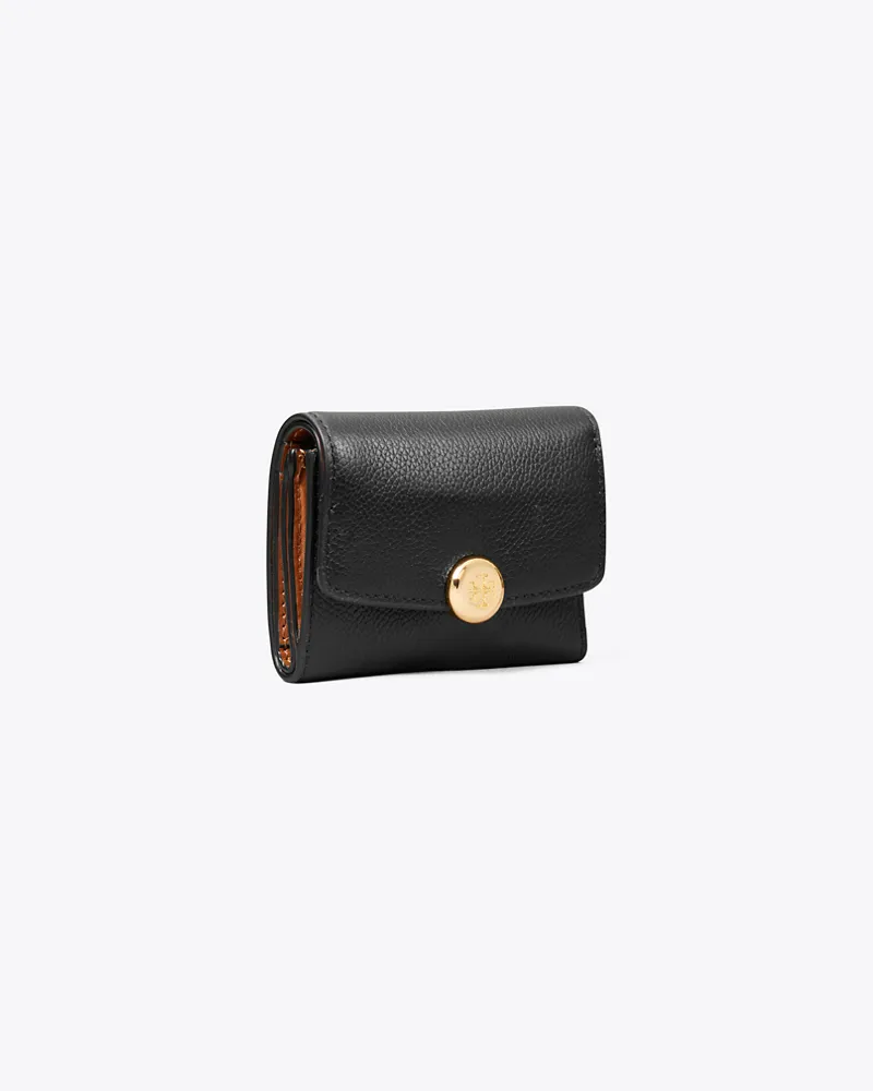 Tory Burch Romy Flap Wallet Black