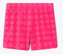 Damen Shorts aus Jacquard-Frottee mit Logo