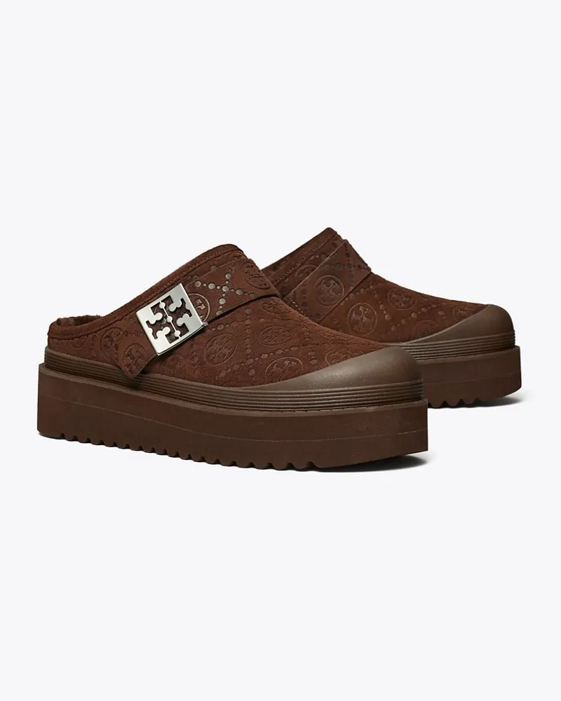 Tory Burch Mellow Plateau-Pantolette Dark