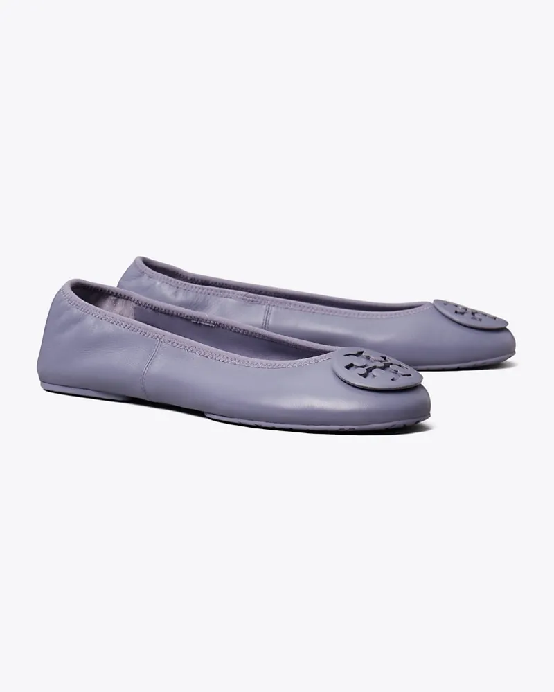 Tory Burch Damen Reva Travel Ballerina Dark