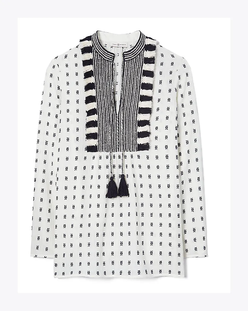 Tory Burch Tunika Mit Pulloverquasten White
