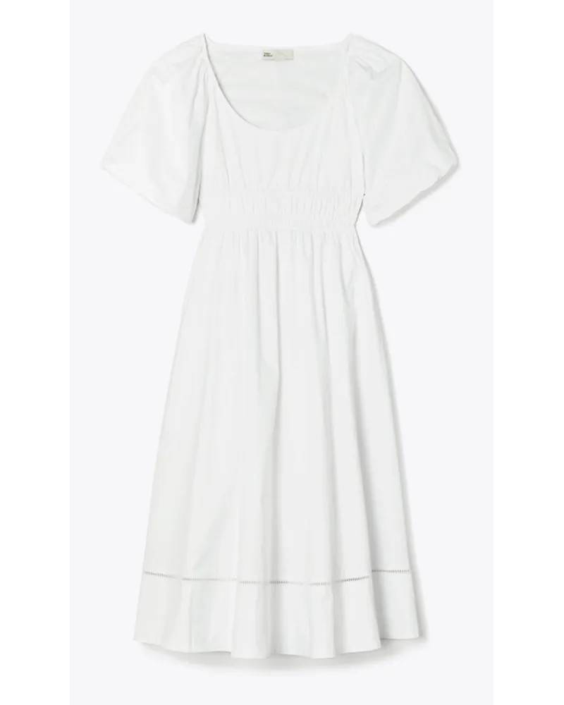 Tory Burch Scoop-Neck Dress White