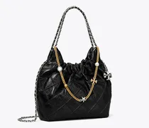 Damen Weiche Fleming Mini Bag in Used-Optik mit Tunnelzug