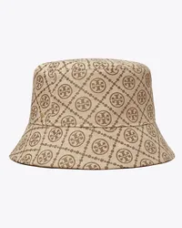 Tory Burch Short-Brim T Monogram Bucket Hat Hazel