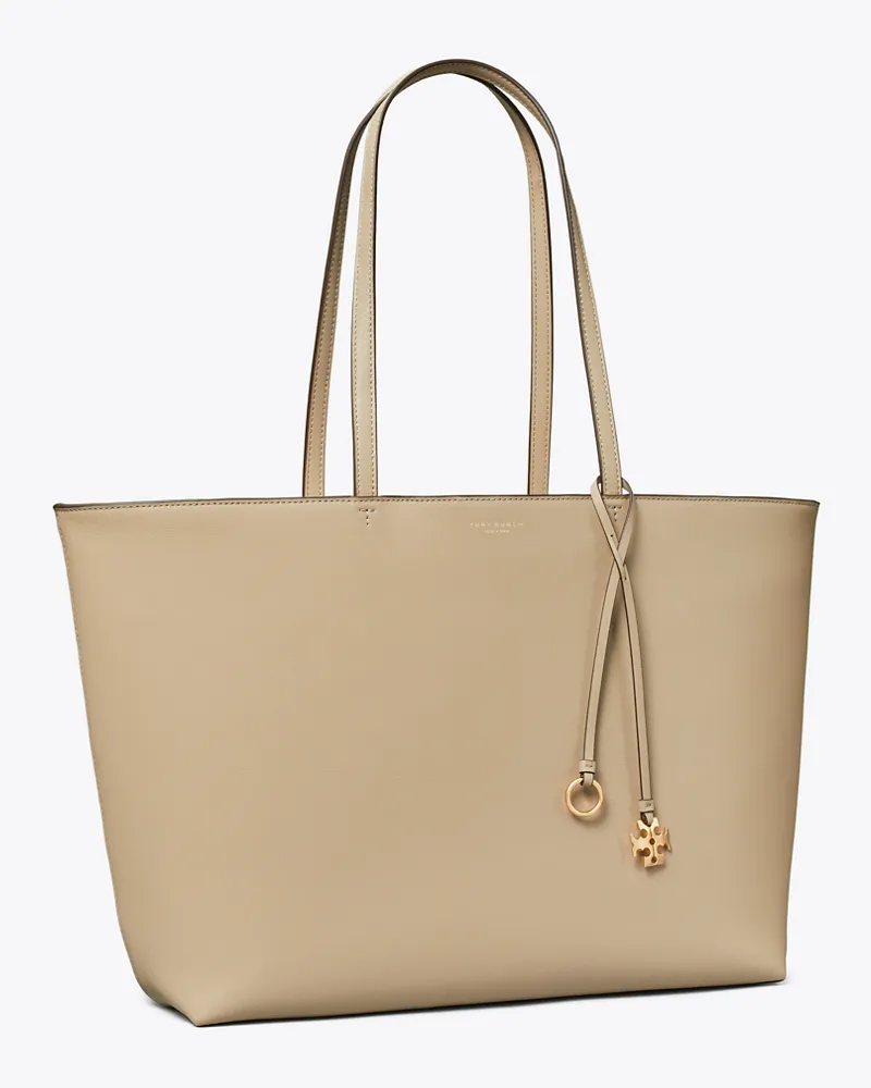 Tory Burch Leather Top Zip Tote Soft