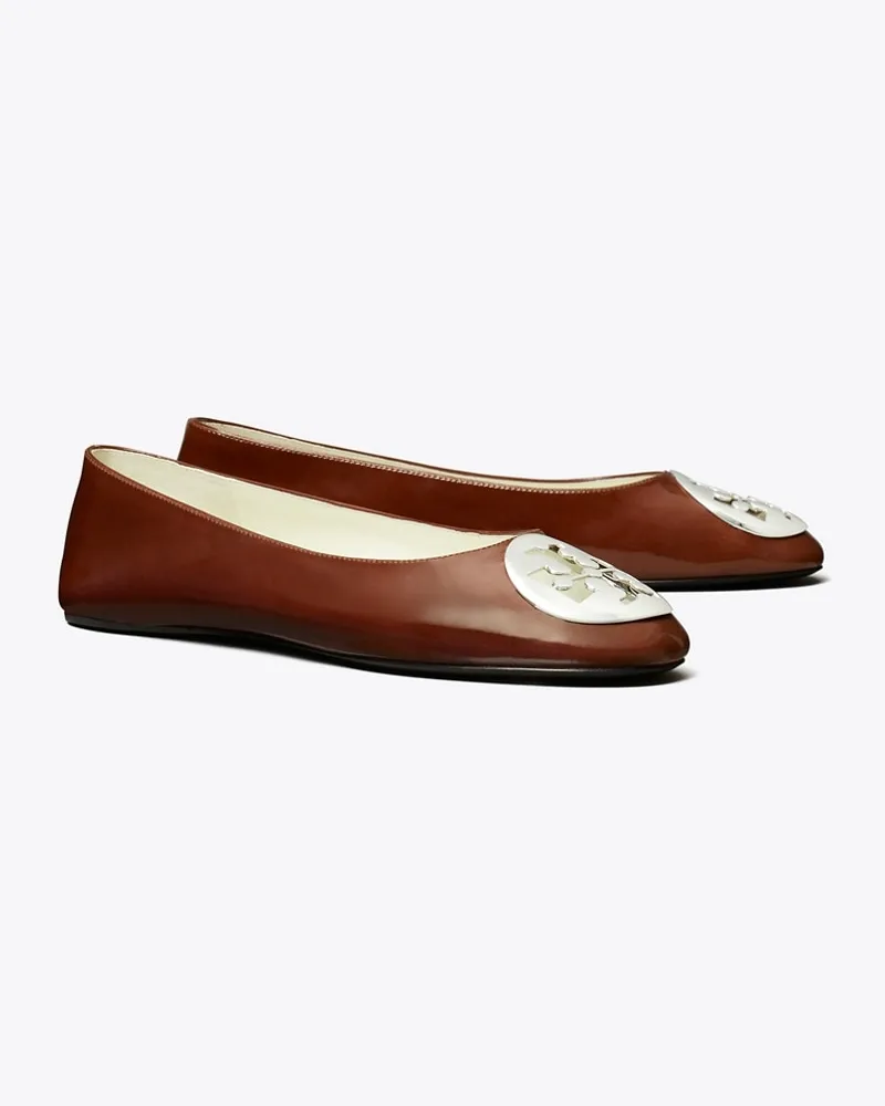Tory Burch Damen Reva Ballerina Russet