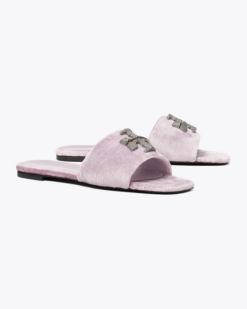 Tory Burch Damen Eleanor Slide mit Pavé Lilac