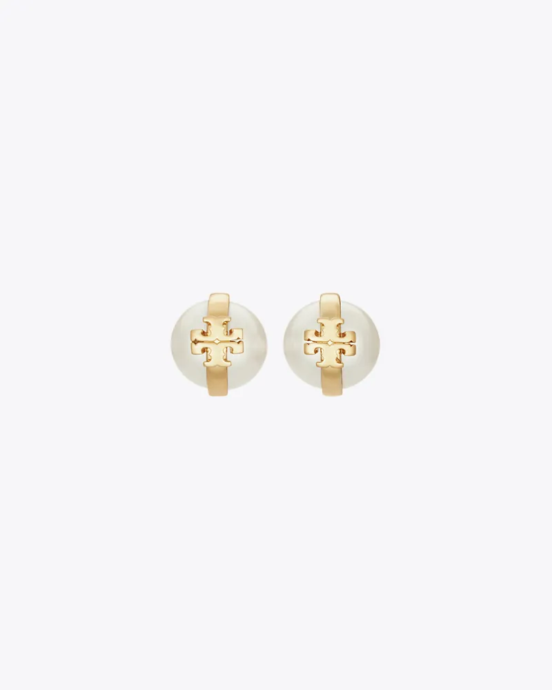 Tory Burch Moondance Perlen-Ohrstecker Light