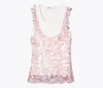 Damen Mesh-Top mit Pailletten