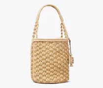 Damen Ella Hand-Crocheted Popcorn Bucket Bag