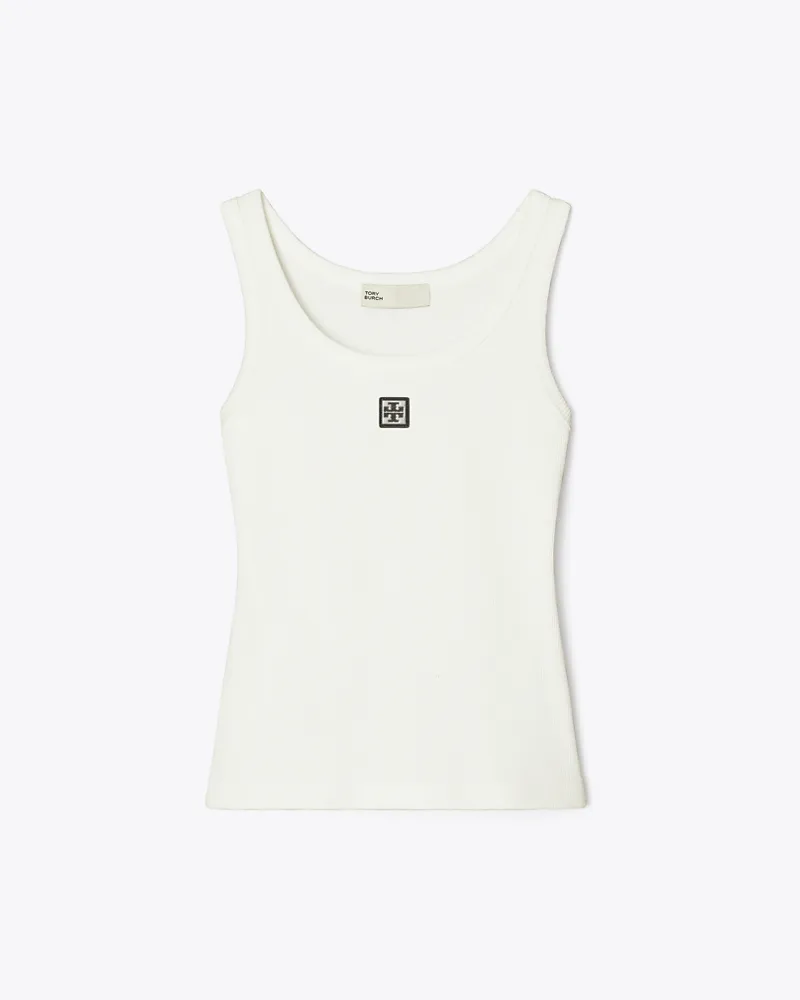 Tory Burch Damen Baumwoll-Tanktop Snow