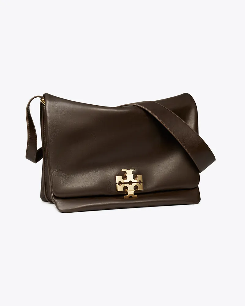 Tory Burch Damen Große Charlie Schultertasche Warm