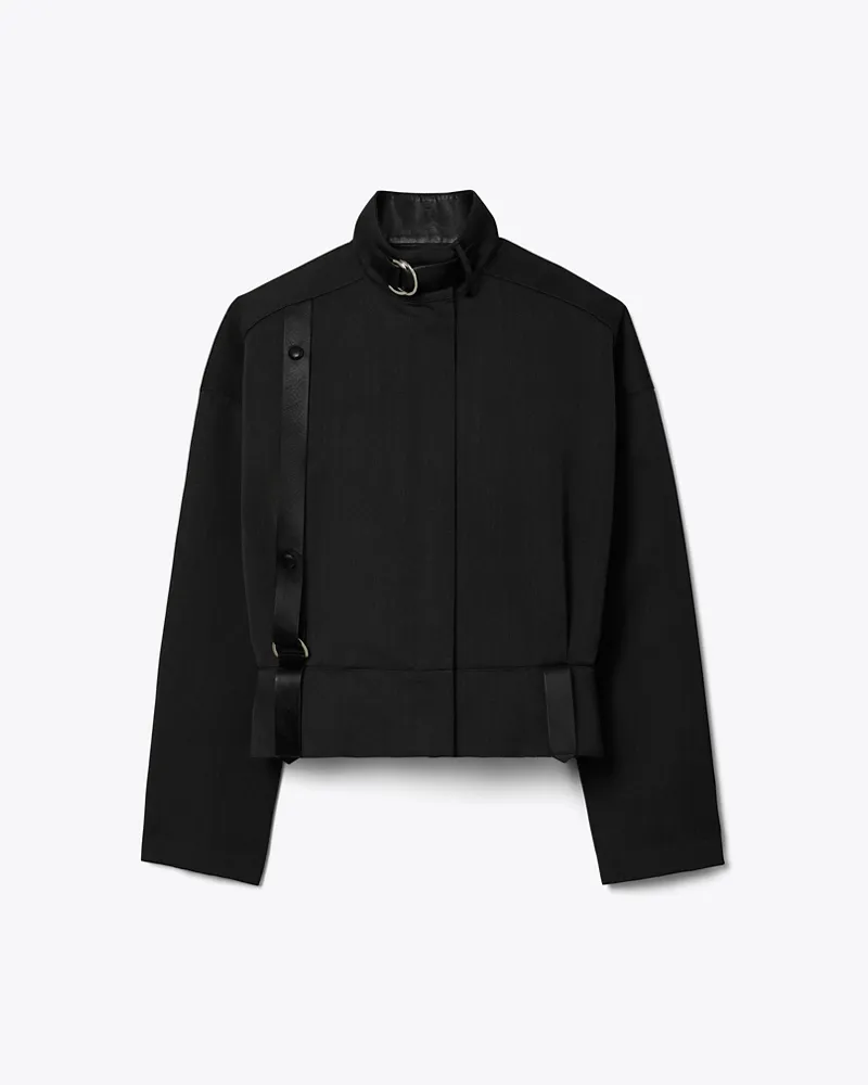 Tory Burch Damen Bomberjacke aus Wolle Night