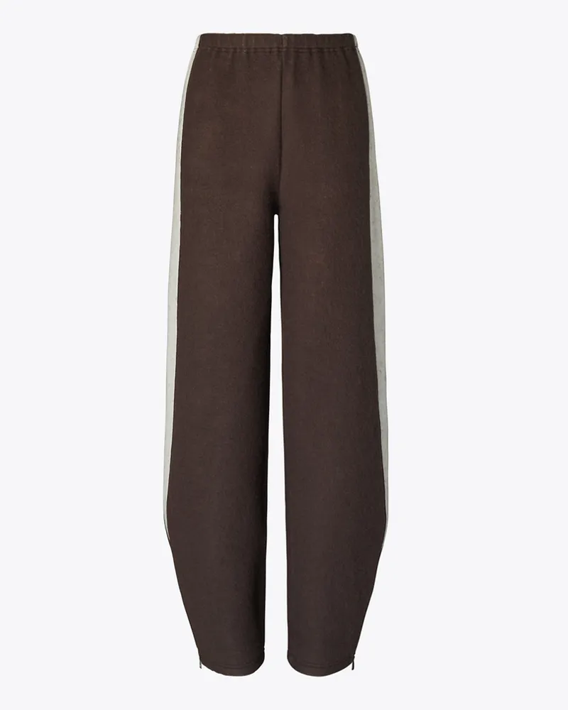 Tory Burch Damen Jogginghose aus japanischem Jersey Mocha
