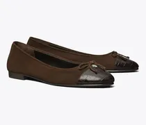 Damen Ballerina mit Zehenkappe