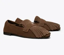 Damen Ballet Loafer mit Fransen