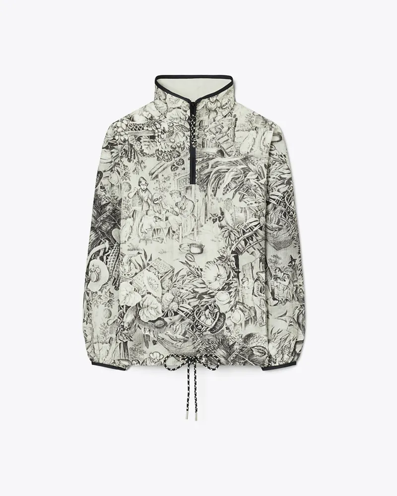 Tory Burch Damen Jacke aus Nylonripstop Grey