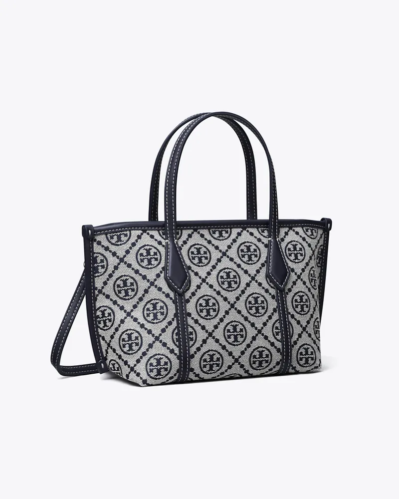 Tory Burch Damen Mini Perry Tote Bag mit T-Monogramm Tory
