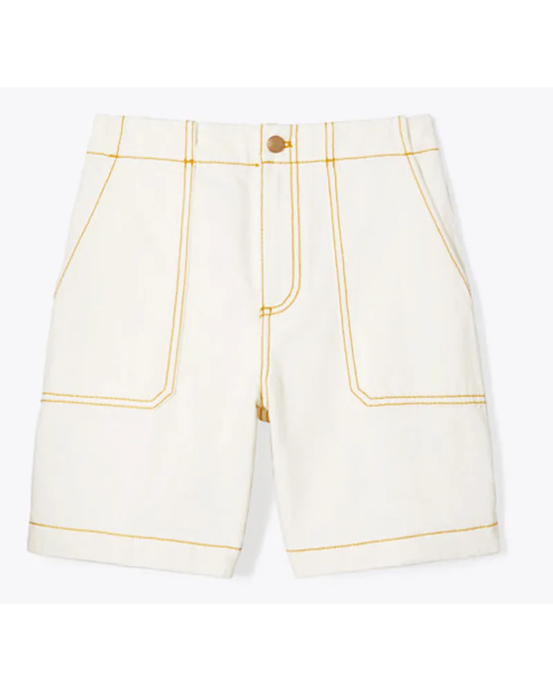 Tory Burch Denim Short White