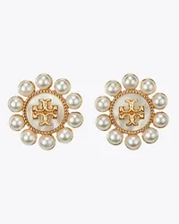 Tory Burch Kira Pearl Flower Stud Tory