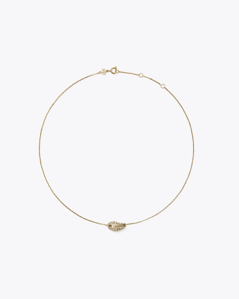 Tory Burch Damen Wave Pavé-Anhänger Light