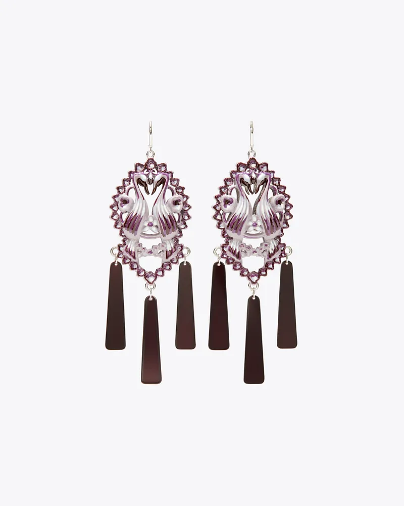 Tory Burch Damen Ohrringe im Vogeldesign Tory