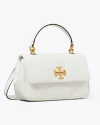 Tory Burch Kira Diamond Quilt Top-Handle Blanc