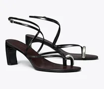 Damen Riemchensandalette mit Piercingdetail