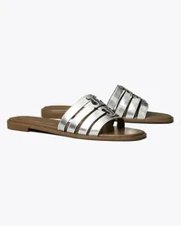 Tory Burch Ines Slide Silver