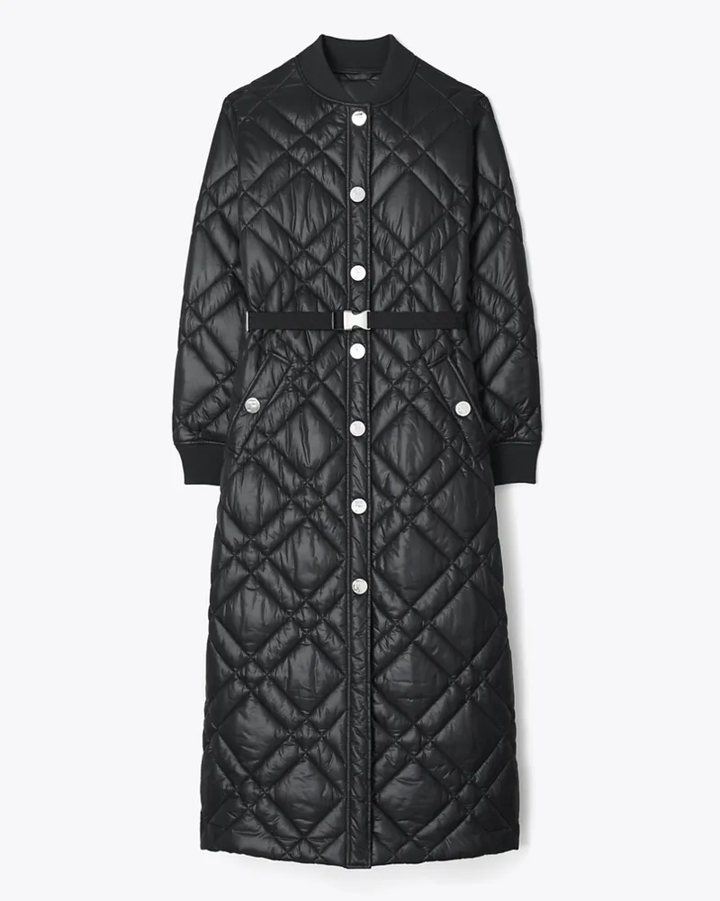 Tory Burch Damen Loriner Steppmantel Black