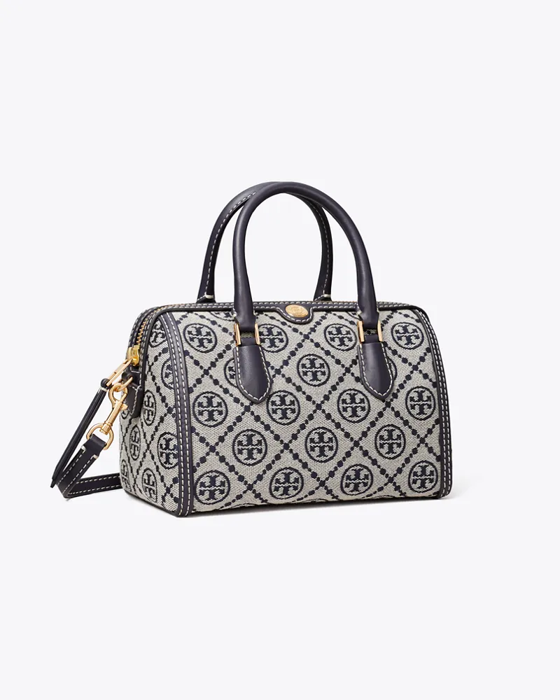 Tory Burch Damen Petite Barrel Bag mit T-Monogramm Tory
