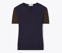 Damen Henley-Top aus Wolle