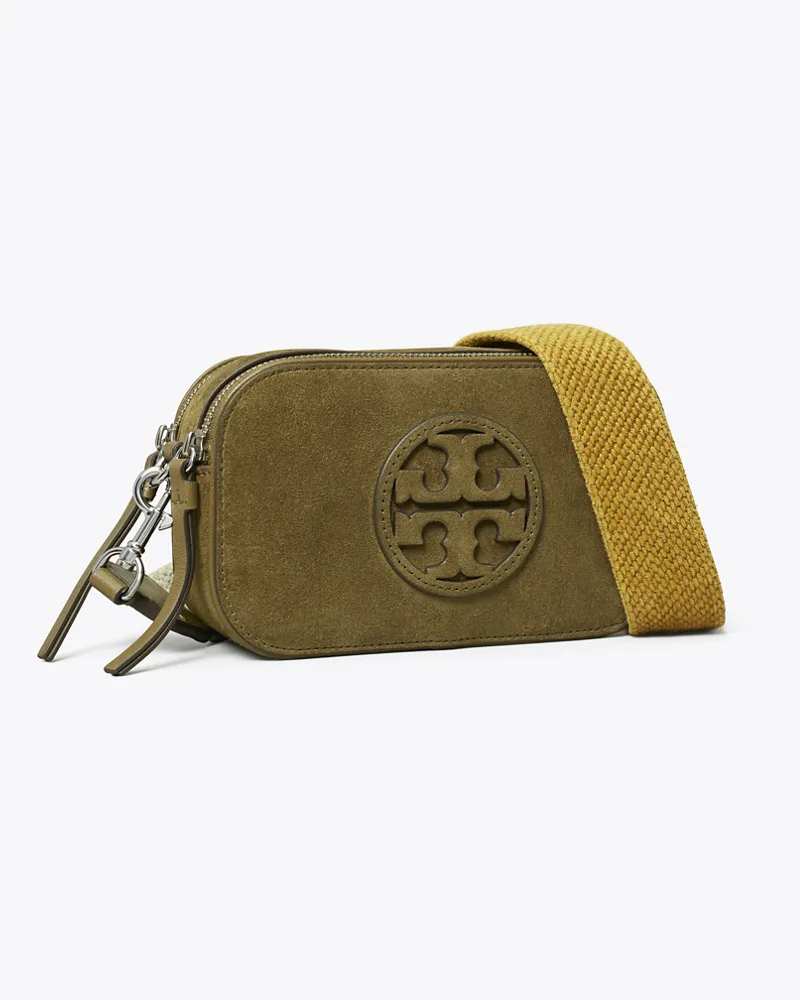 Tory Burch Damen Mini Miller Crossbody Bag aus Wildleder Deep