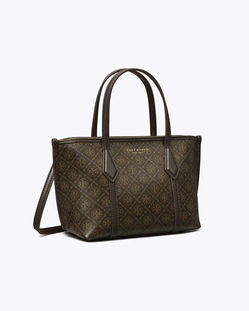 Tory Burch Damen Mini Perry Tote Bag aus beschichtetem Canvas French